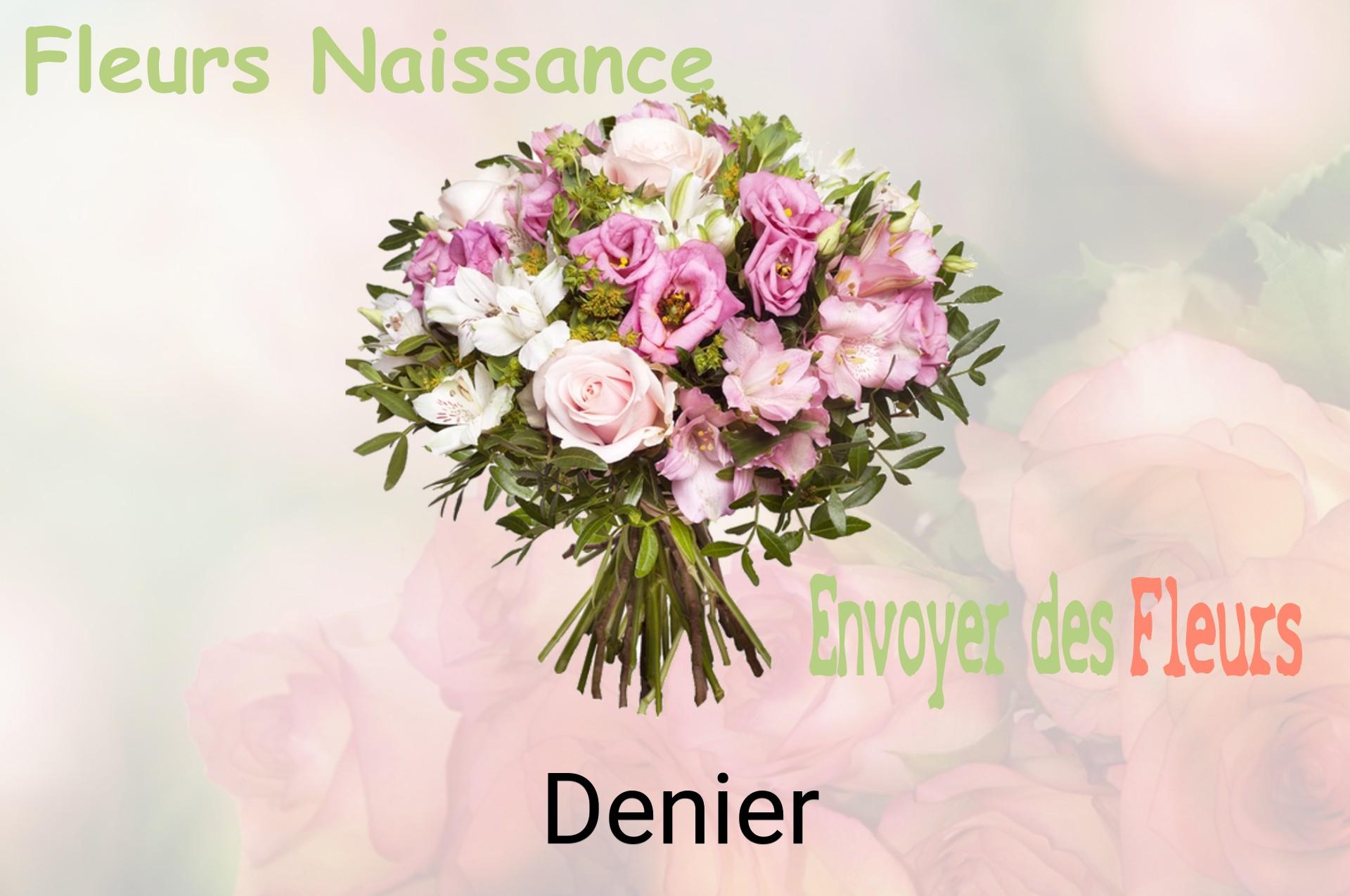 Bouquet de fleurs de naissance livré à Denier
